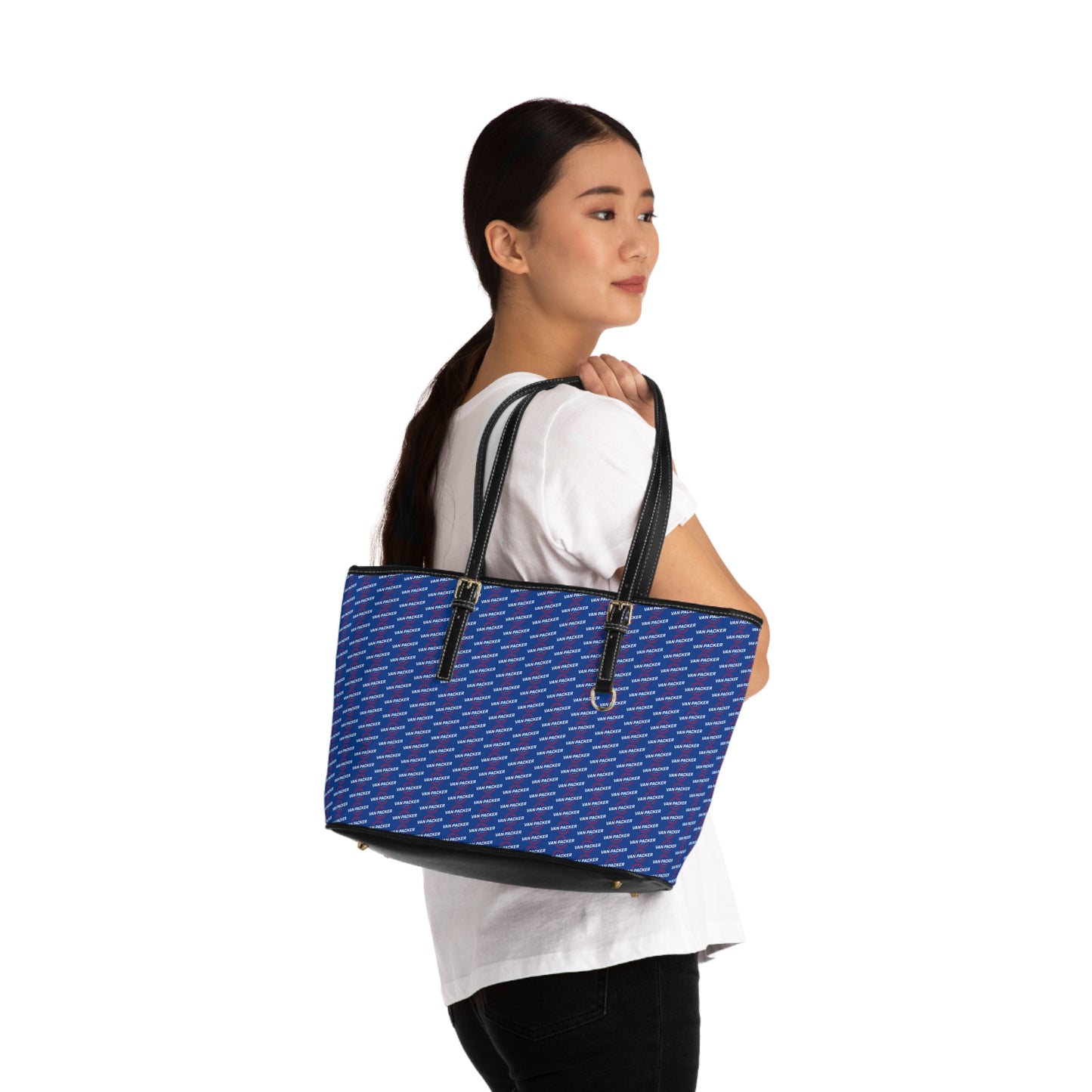 Van-Packer Faux Leather Shoulder Bag