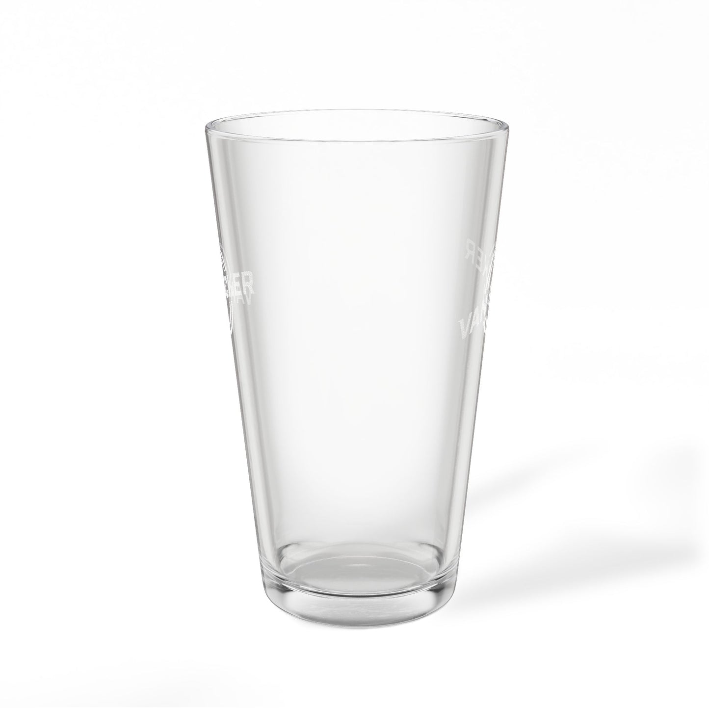 Pint Mixing Glass, 16oz Van-Packer Logo