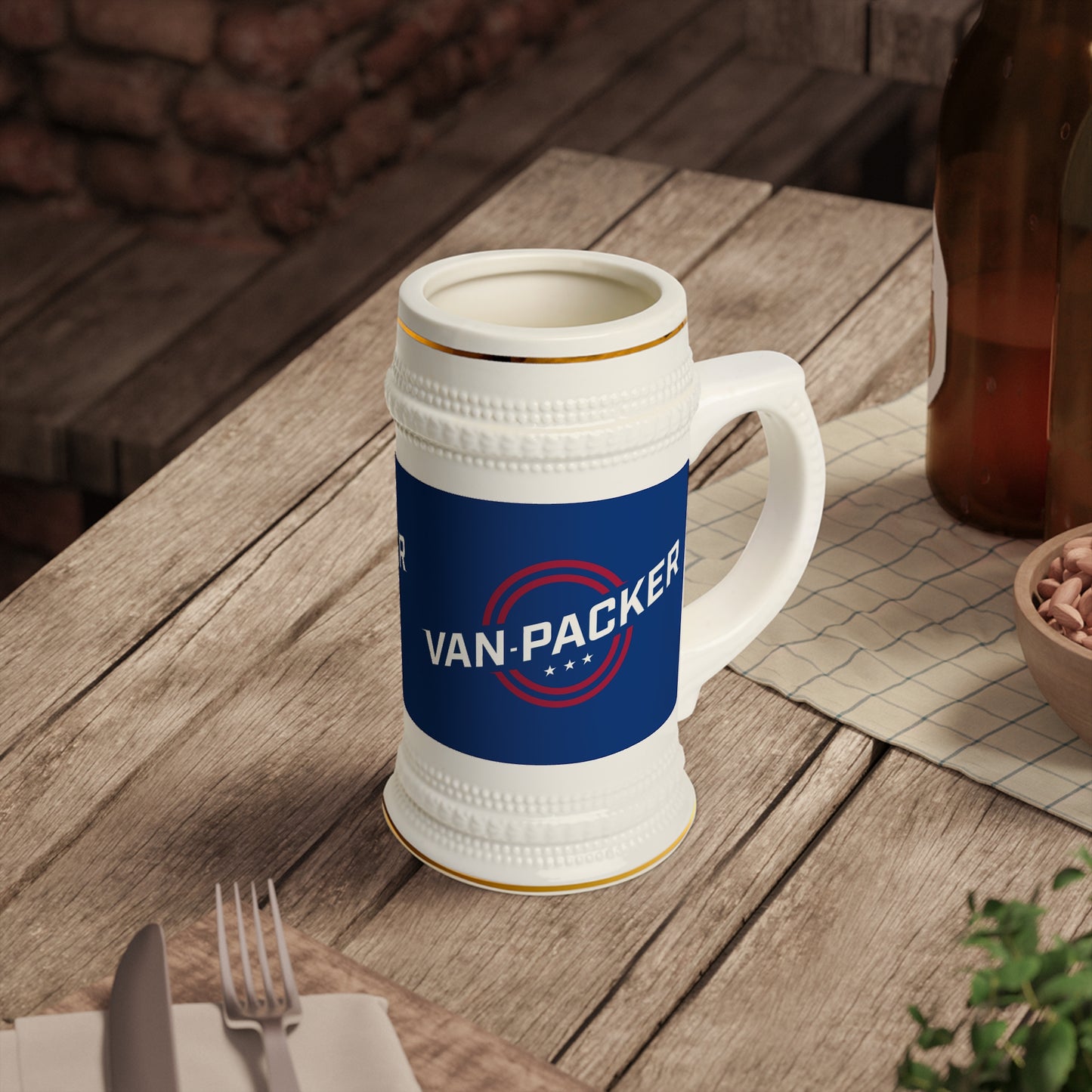 Van Packer Beer Stein Mug