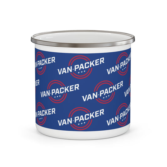 Enamel Camping Van-Packer Mug