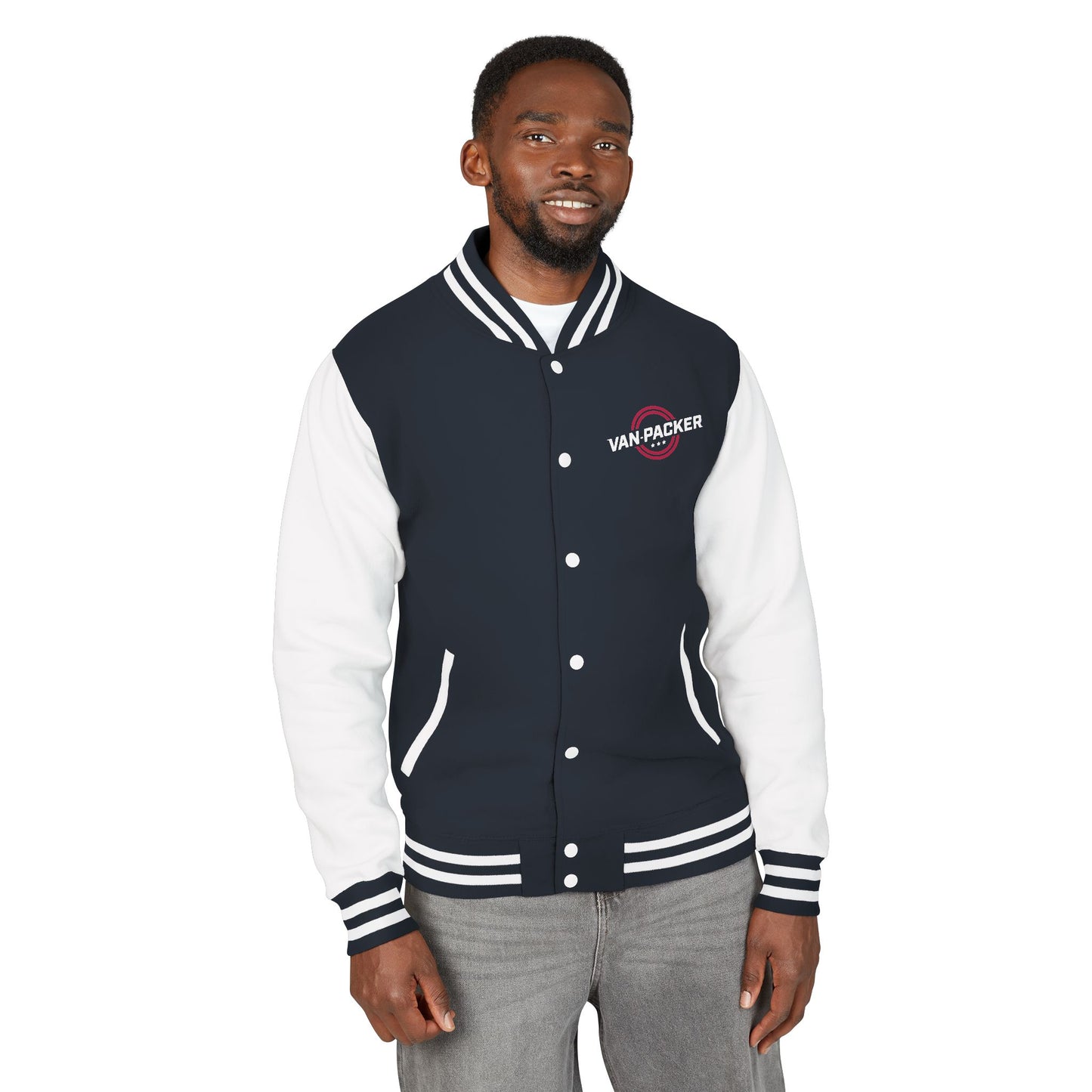 Unisex Heavyweight Van-Packer Letterman Jacket