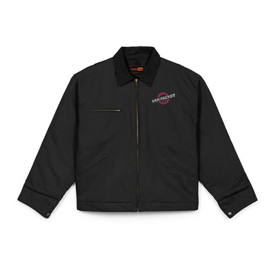 CornerStone® Unisex Duck Cloth Work Van-Packer Logo Jacket