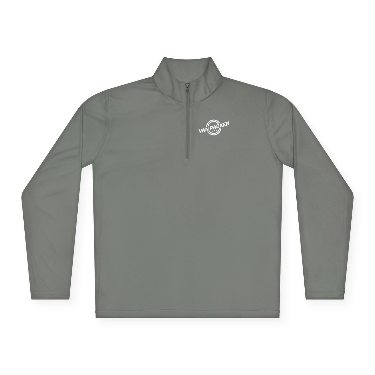 Unisex Quarter-Zip Van-Packer White Logo Pullover