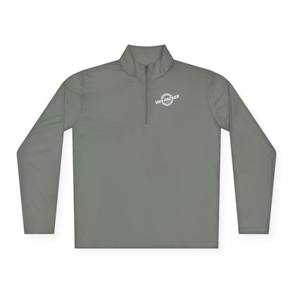 Unisex Quarter-Zip Van-Packer White Logo Pullover