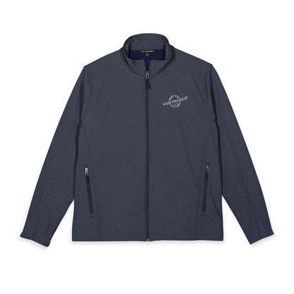 Port Authority® Men's Core Soft Shell Van-Packer White Logo Jacket