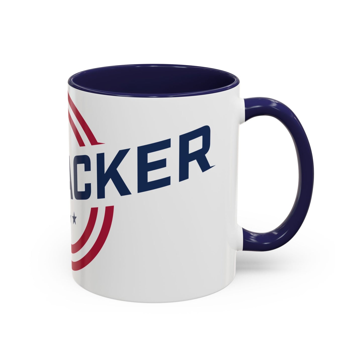 Modern Accent Van-Packer Coffee Mug — Bold Minimalist Circle Design (11/15 oz)