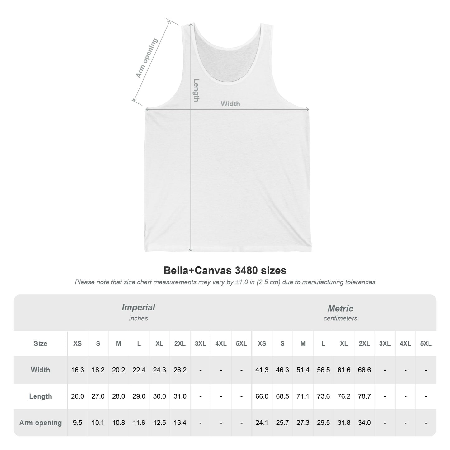 Unisex Jersey Van-Packer Tank