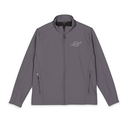 Port Authority® Men's Core Soft Shell Van-Packer White Logo Jacket