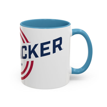 Modern Accent Van-Packer Coffee Mug — Bold Minimalist Circle Design (11/15 oz)