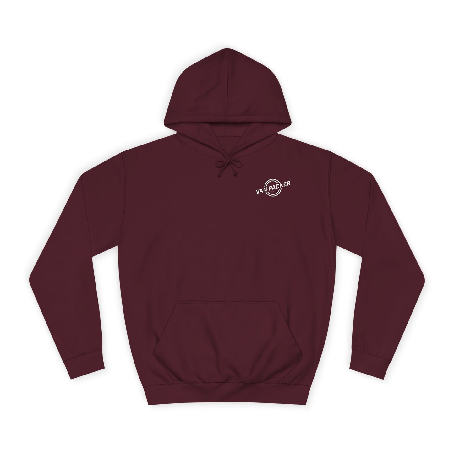 Unisex College Van-Packer White Logo Hoodie