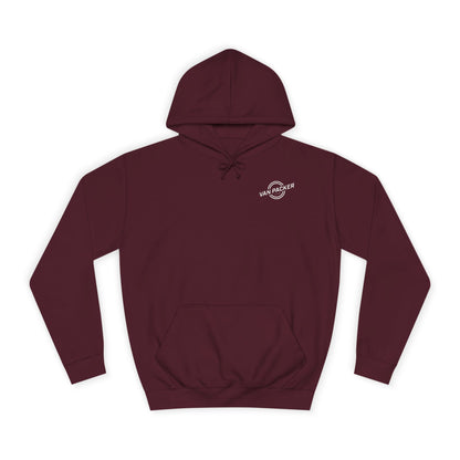 Unisex College Van-Packer White Logo Hoodie