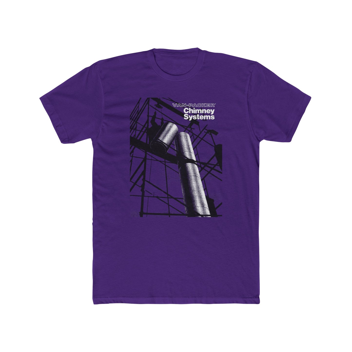 Vintage Van-Packer Chimney Systems Graphic Tee Supersoft Fashion-Fit Unisex Shirt