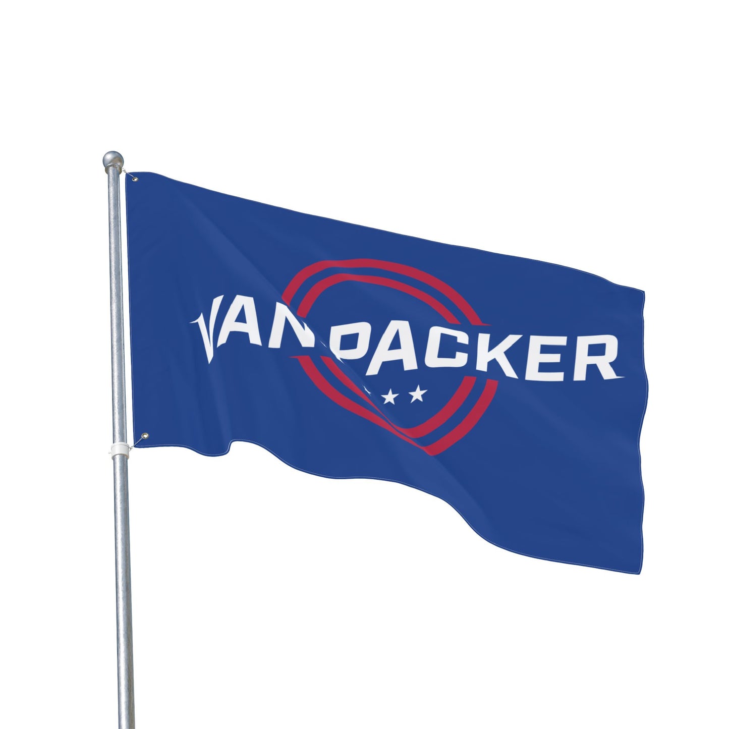 Double Sided Van-Packer Logo Flag
