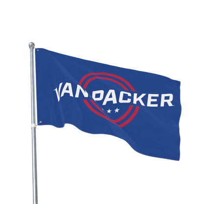 Double Sided Van-Packer Logo Flag
