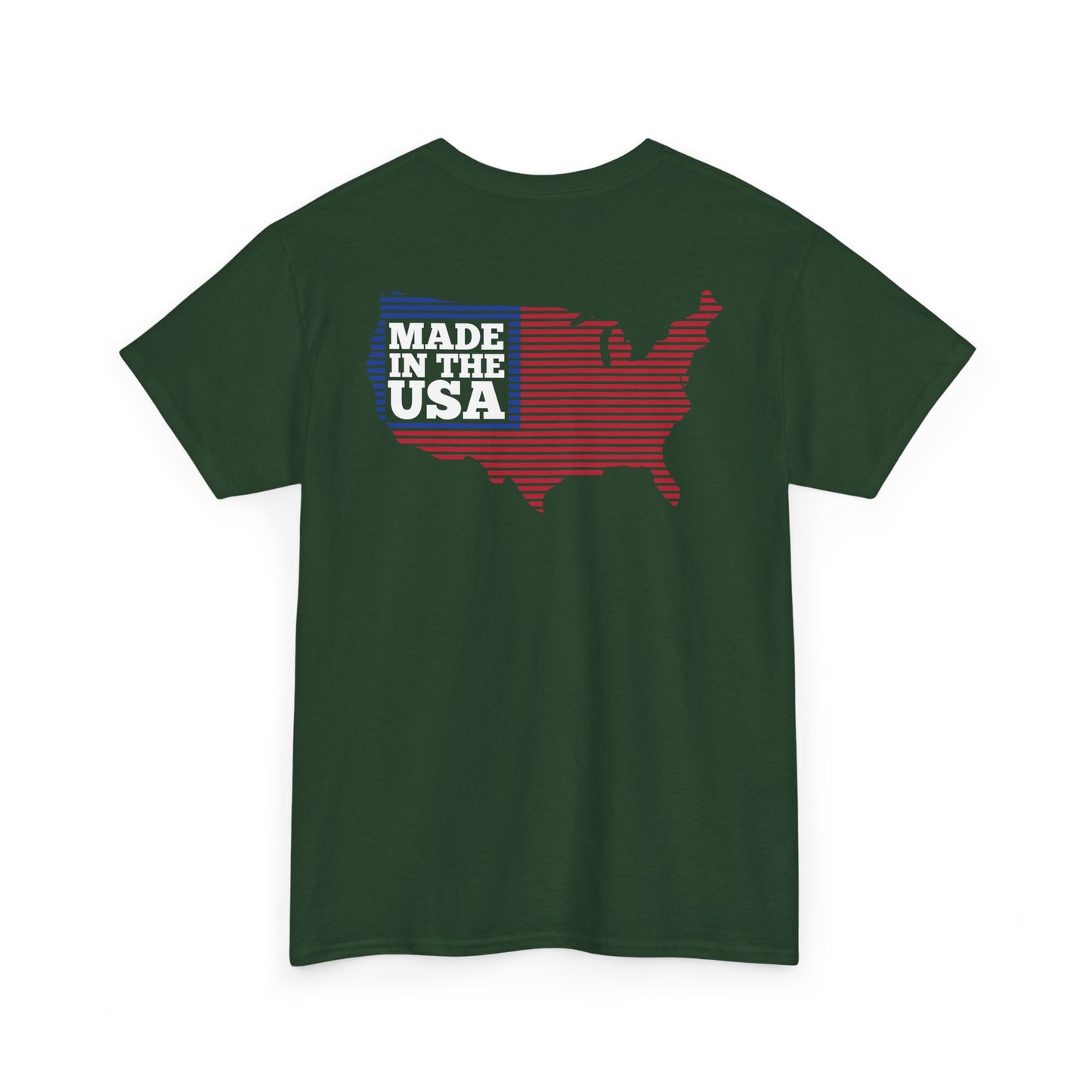 Van-Packer Logo Left Chest Made in the USA on Back T-Shirt