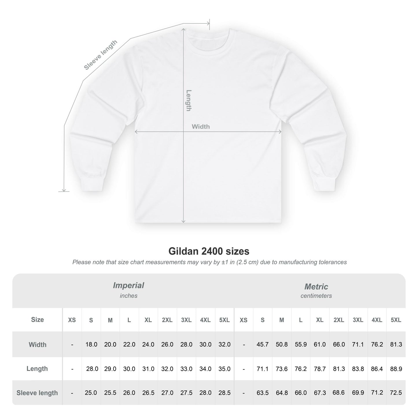 Unisex Ultra Cotton Long Sleeve Van-Packer Tee