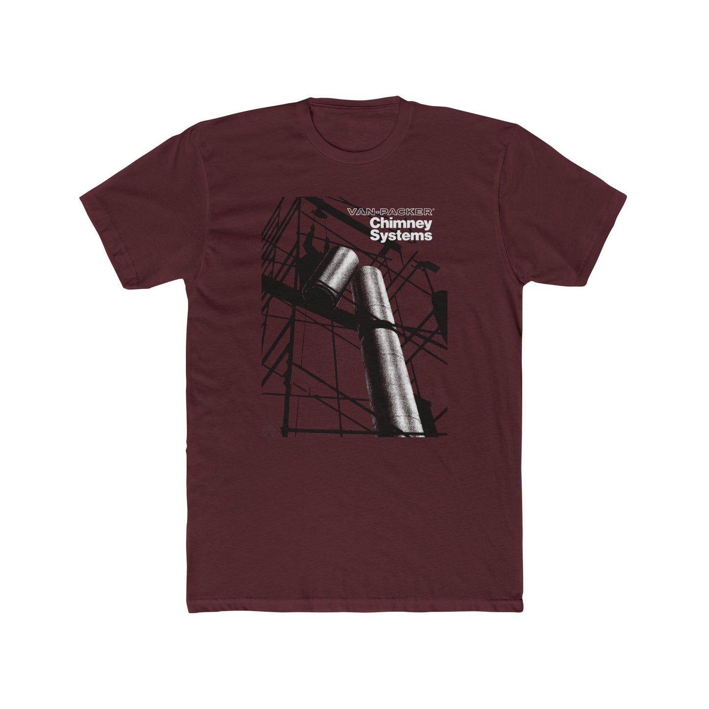 Vintage Van-Packer Chimney Systems Graphic Tee Supersoft Fashion-Fit Unisex Shirt