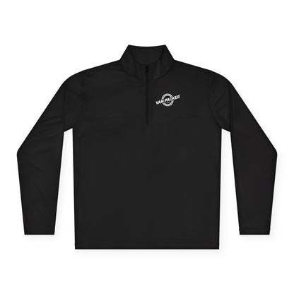Unisex Quarter-Zip Van-Packer White Logo Pullover