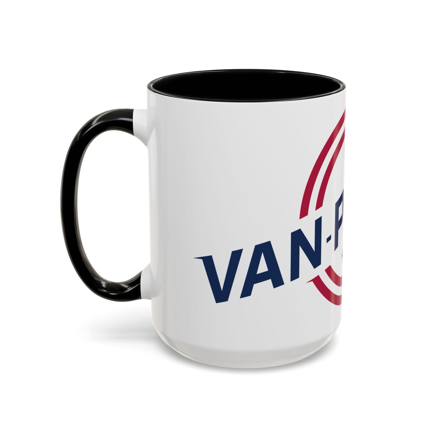 Modern Accent Van-Packer Coffee Mug — Bold Minimalist Circle Design (11/15 oz)