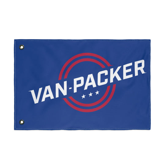 Double Sided Van-Packer Logo Flag
