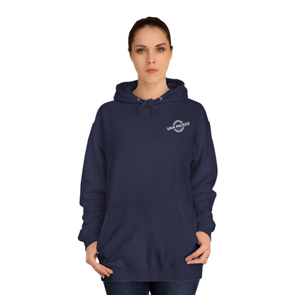 Unisex College Van-Packer White Logo Hoodie