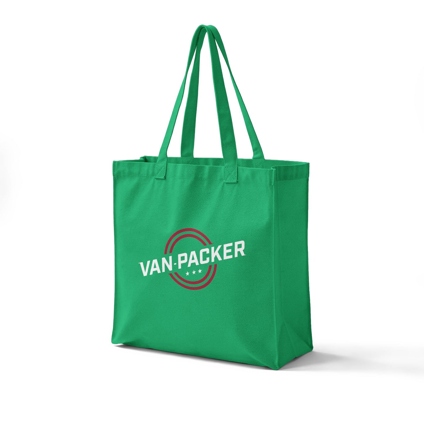 Canvas Grocery Van-Packer Logo Tote