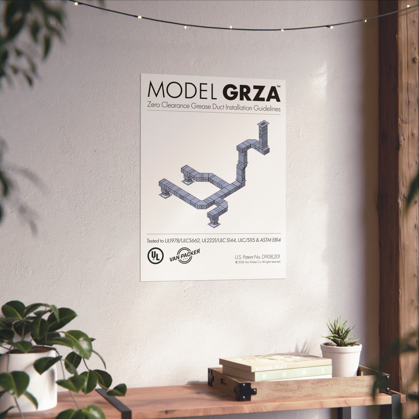 Van-Packer Model GRZA Vertical Poster