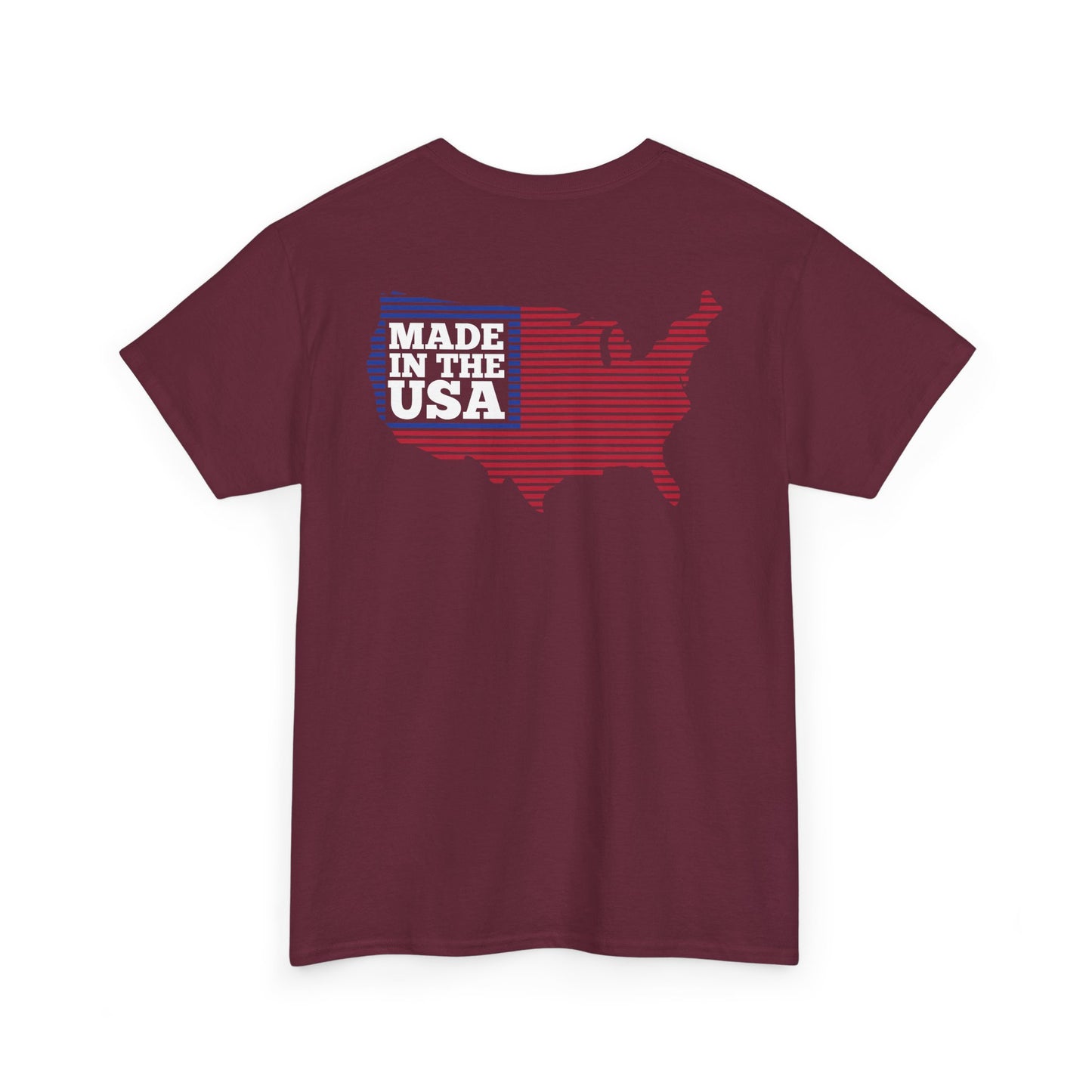 Van-Packer Logo Left Chest Made in the USA on Back T-Shirt