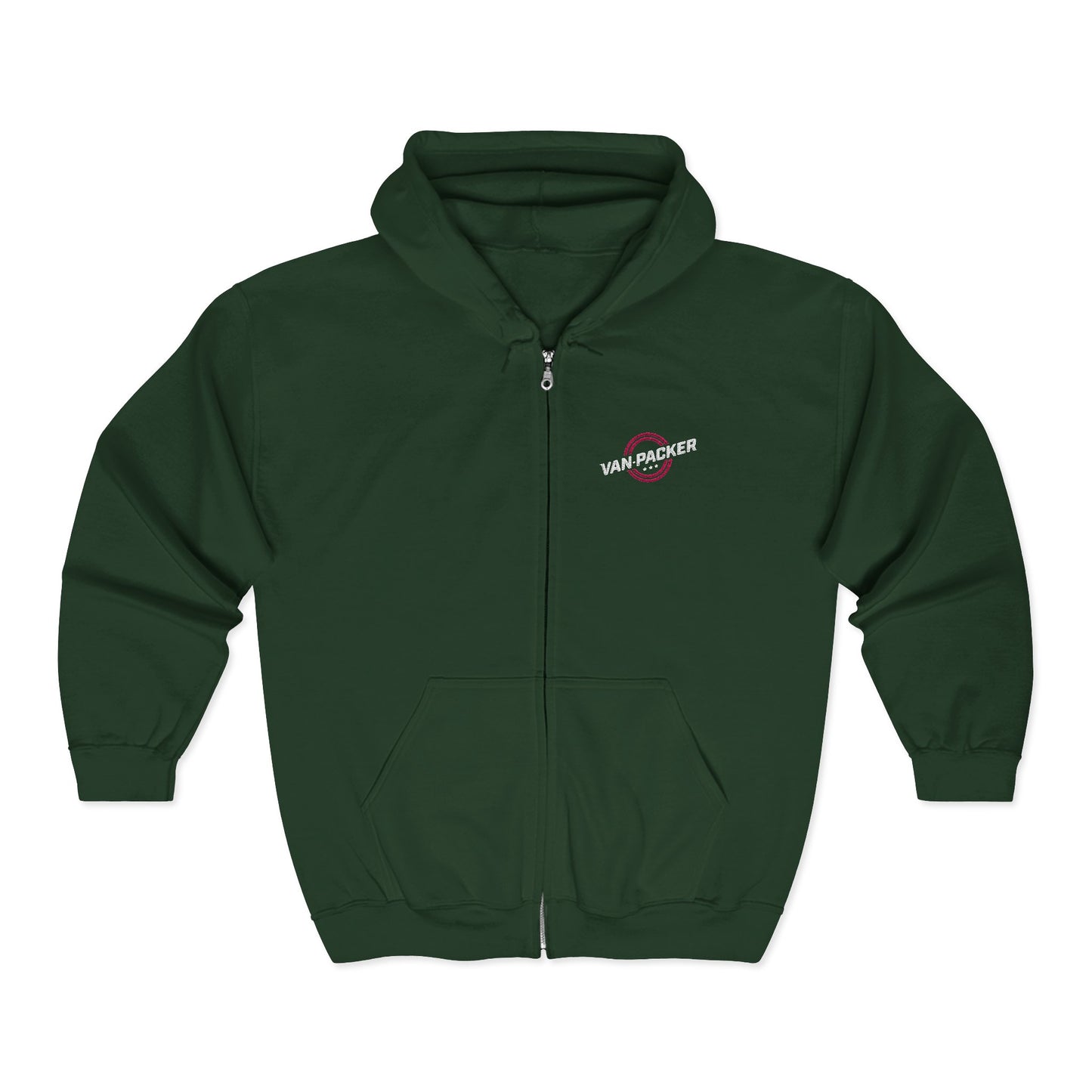 Unisex Heavy Blend™ Full Zip Hooded Van-Packer Sweatshirt