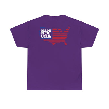 Van-Packer Logo Left Chest Made in the USA on Back T-Shirt
