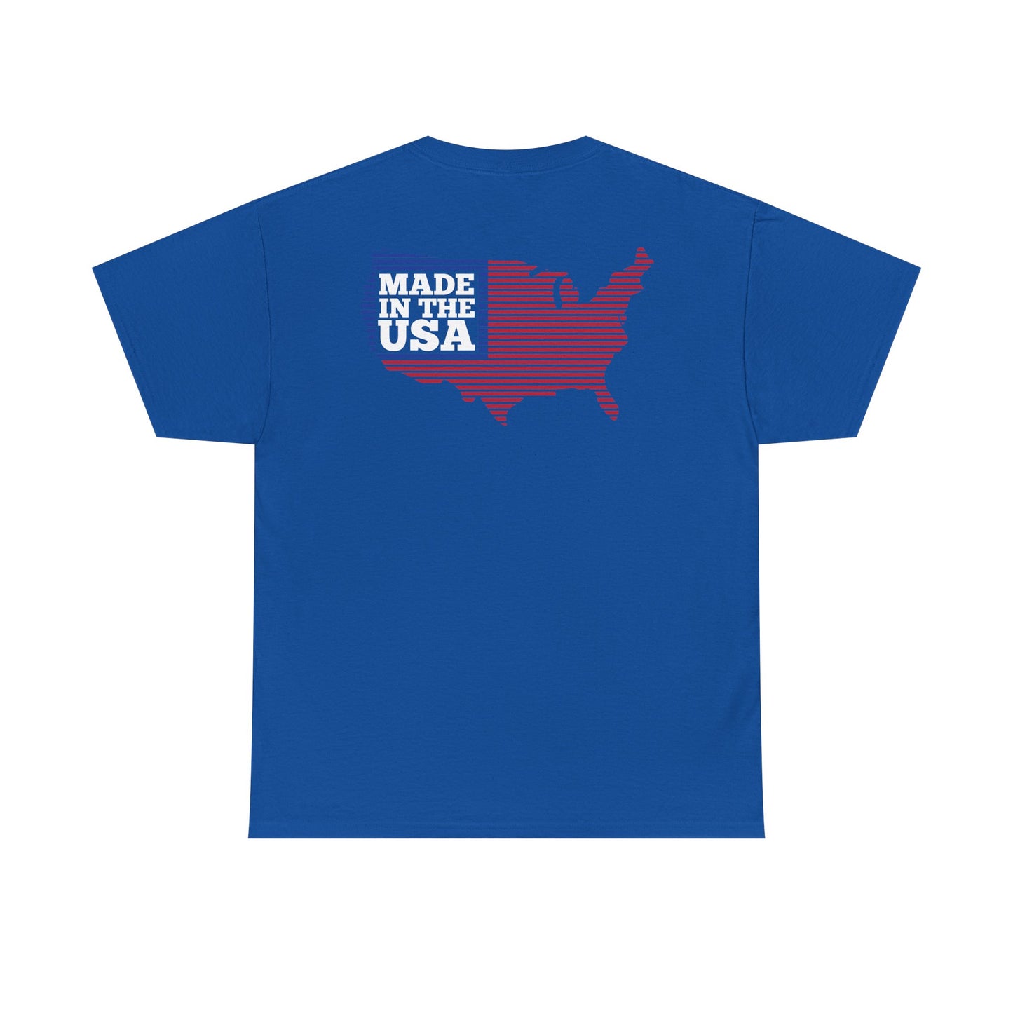 Van-Packer Logo Left Chest Made in the USA on Back T-Shirt