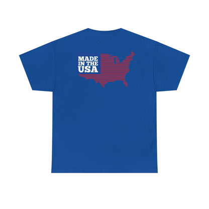 Van-Packer Logo Left Chest Made in the USA on Back T-Shirt