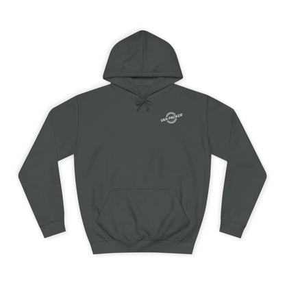 Unisex College Van-Packer White Logo Hoodie