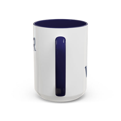 Modern Accent Van-Packer Coffee Mug — Bold Minimalist Circle Design (11/15 oz)