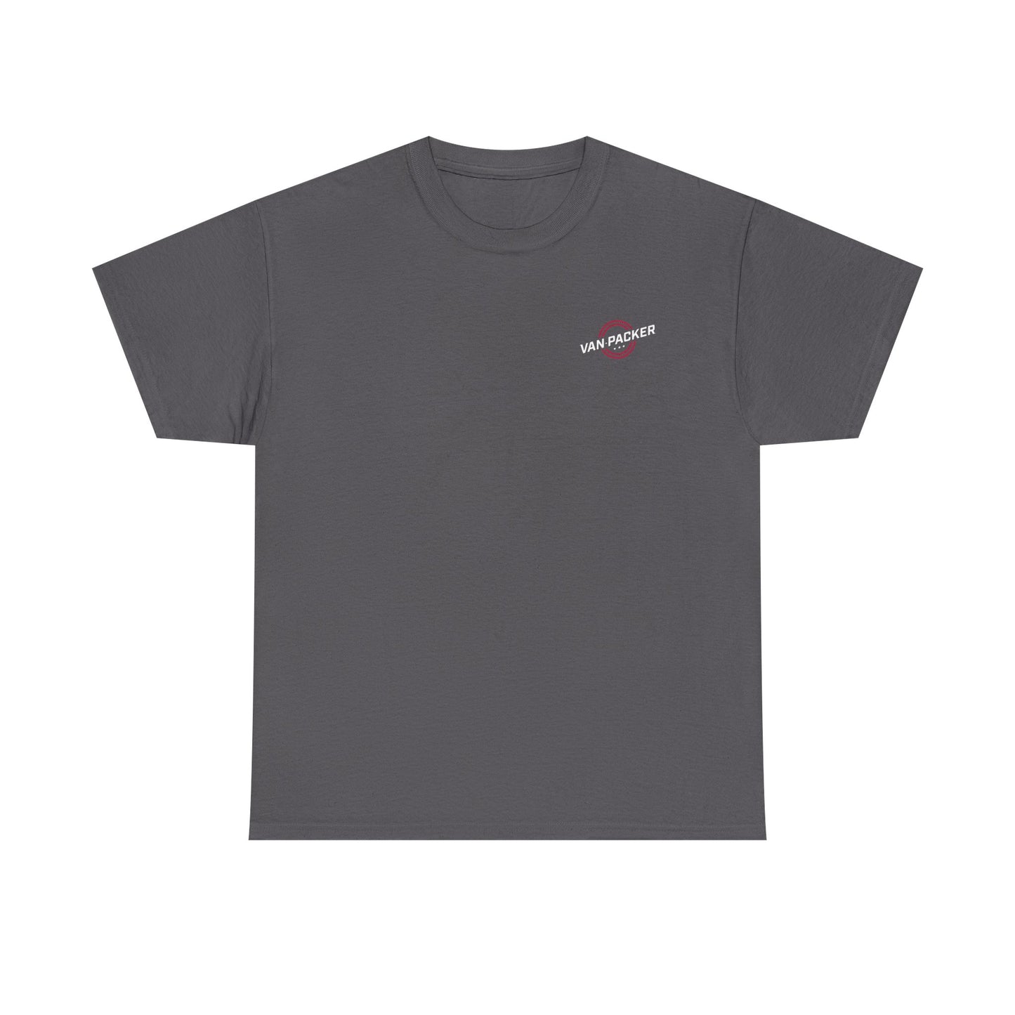 Van-Packer Logo Left Chest Made in the USA on Back T-Shirt