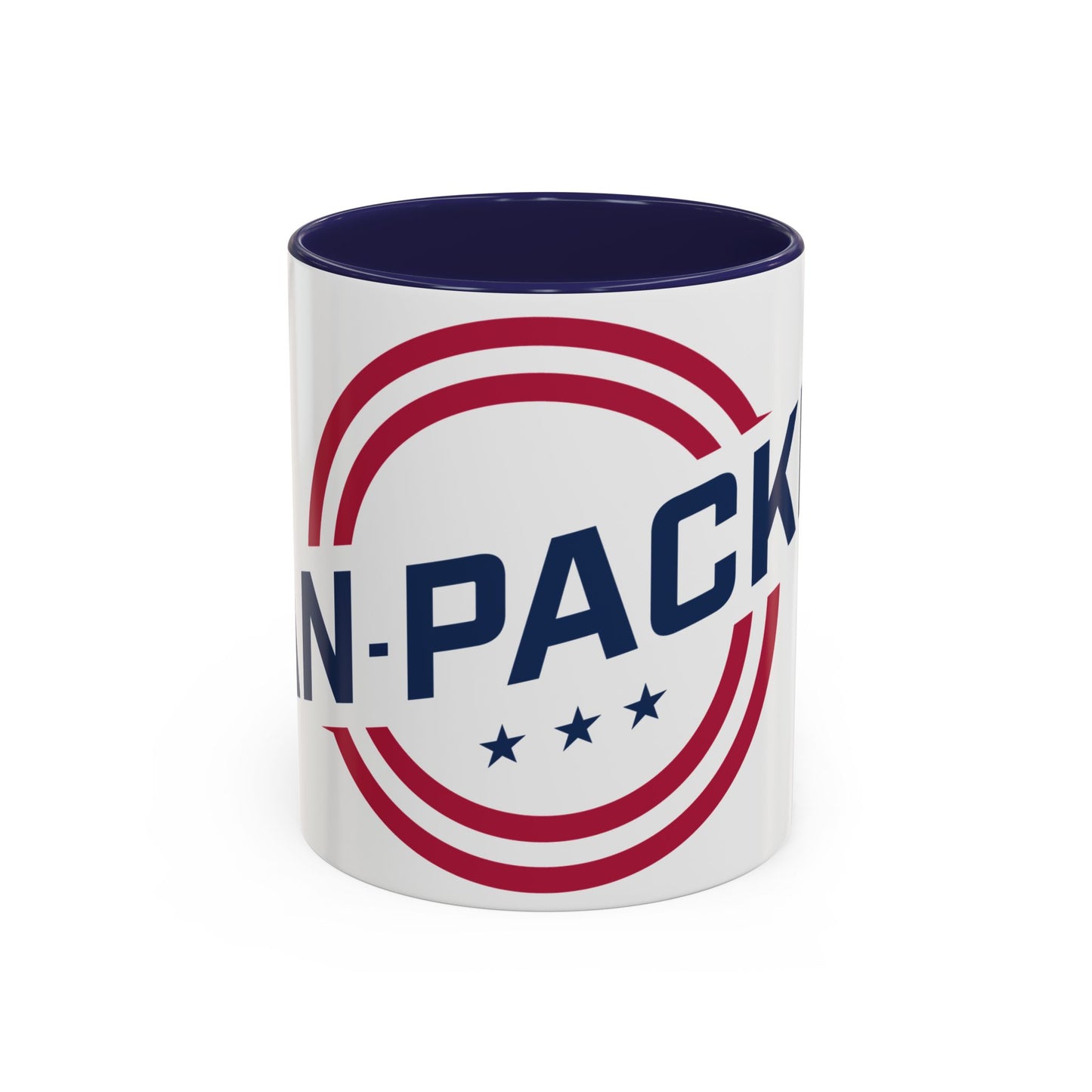Modern Accent Van-Packer Coffee Mug — Bold Minimalist Circle Design (11/15 oz)