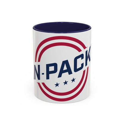 Modern Accent Van-Packer Coffee Mug — Bold Minimalist Circle Design (11/15 oz)
