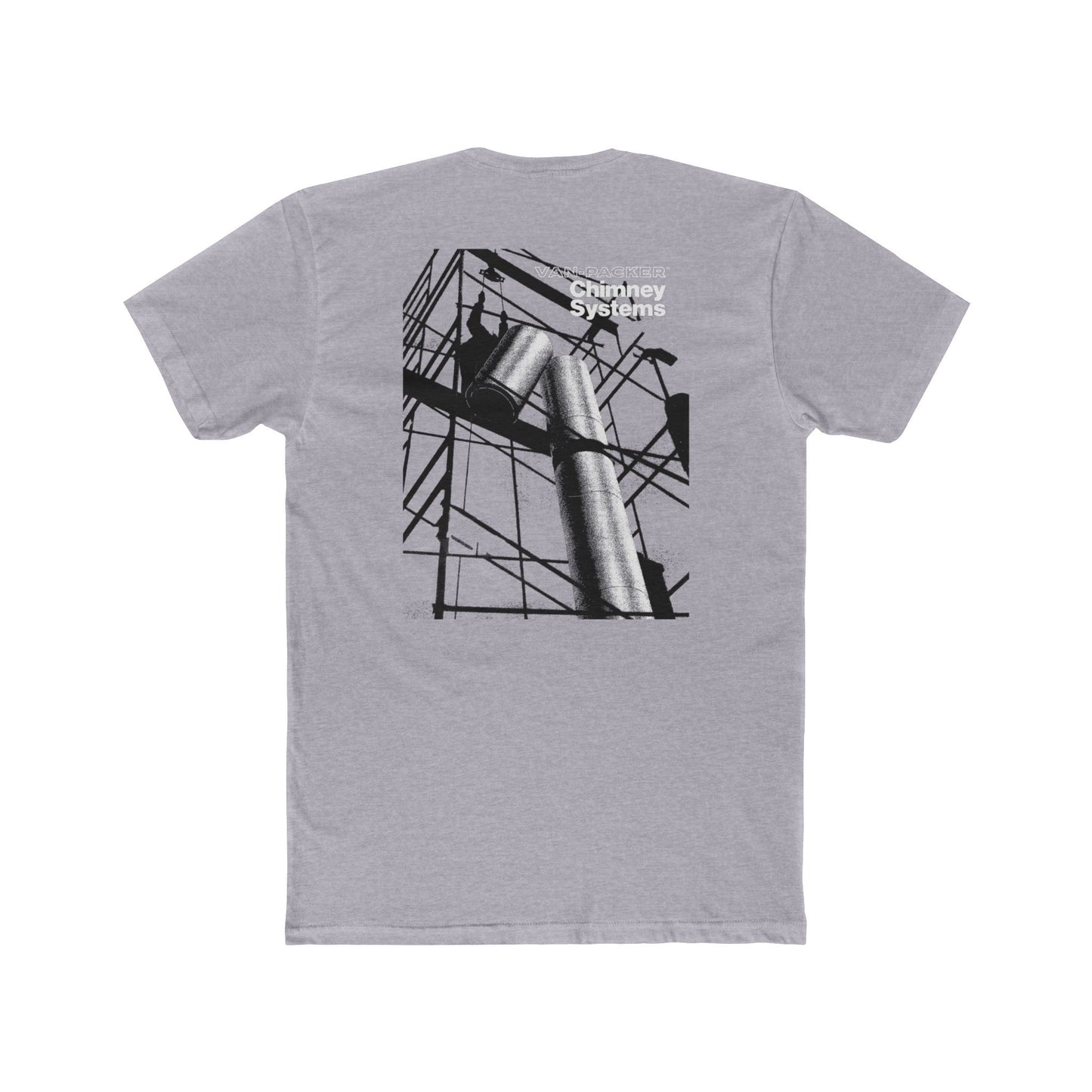 Vintage Industrial Back Print Unisex Van-Packer Tee