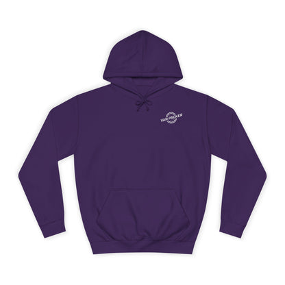 Unisex College Van-Packer White Logo Hoodie