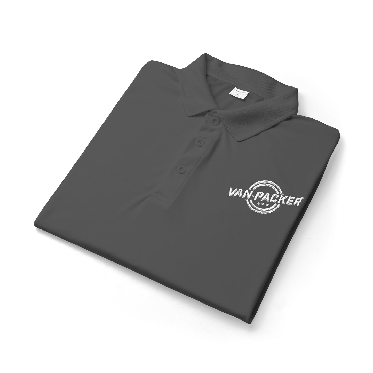 Sport-Tek® PosiCharge® Competitor™ Van-Packer White Logo Polo