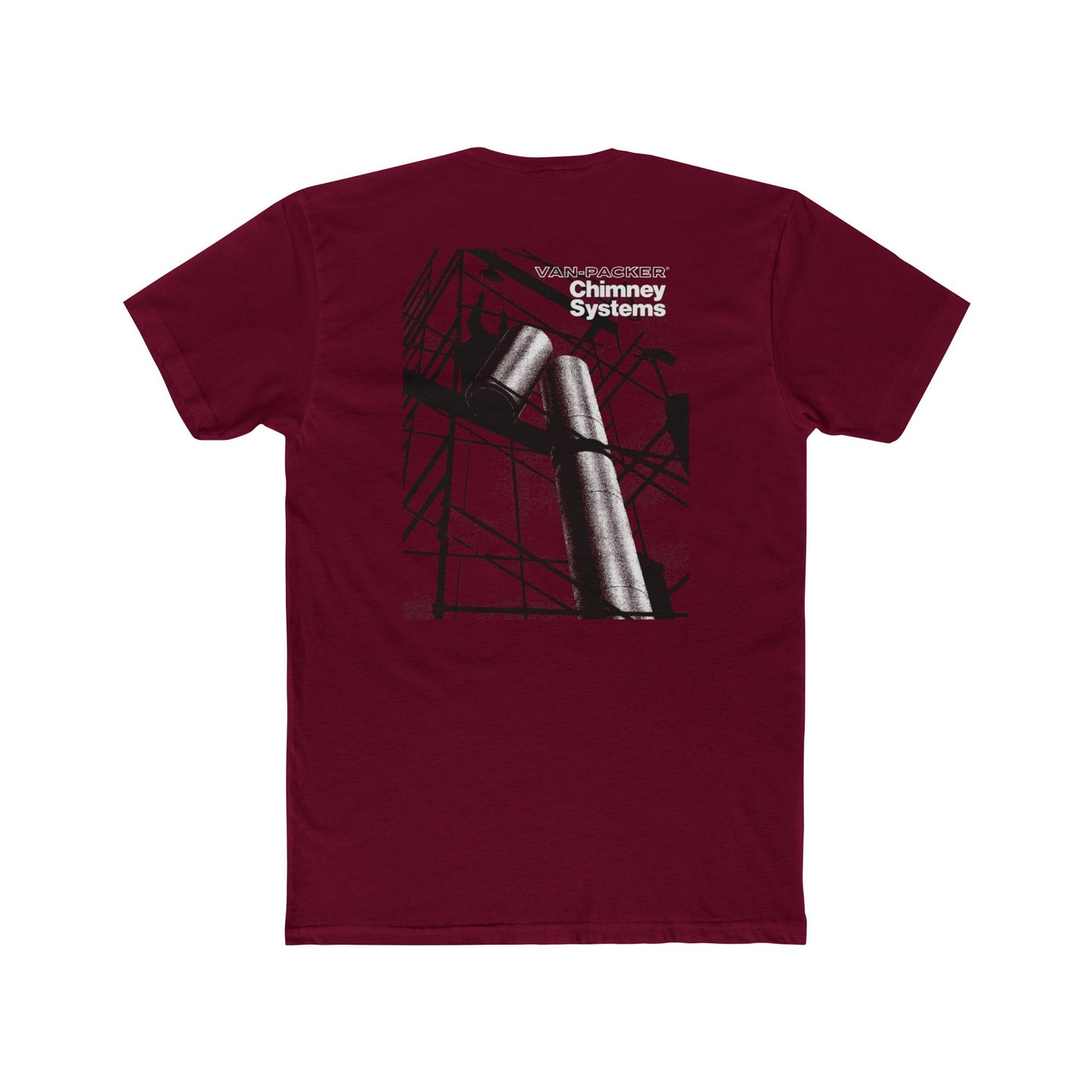 Vintage Industrial Back Print Unisex Van-Packer Tee