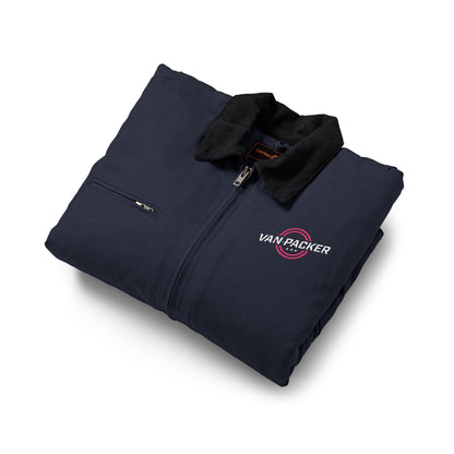 CornerStone® Unisex Duck Cloth Work Van-Packer Logo Jacket