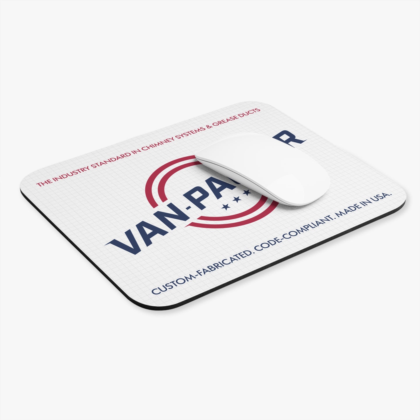 Van-Packer Logo Mouse Pad Industrial Chimney & Grease Ducts Mat