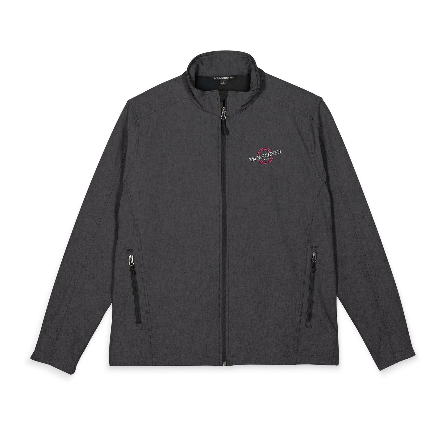 Embroidered Van-Packer Logo Soft Shell Jacket