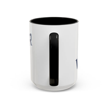 Modern Accent Van-Packer Coffee Mug — Bold Minimalist Circle Design (11/15 oz)