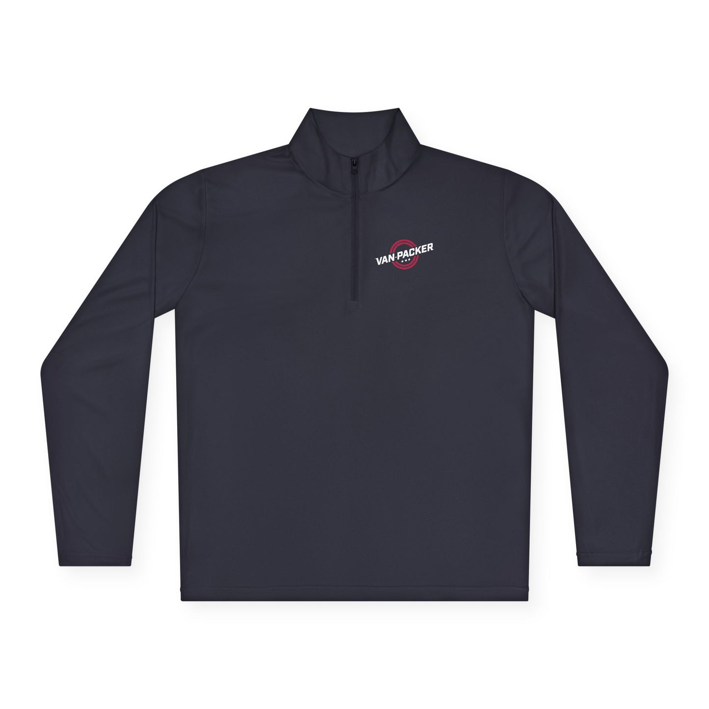 Lightweight Unisex Quarter-Zip Pullover Van-Packer Small Chest Logo