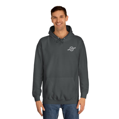 Unisex College Van-Packer White Logo Hoodie