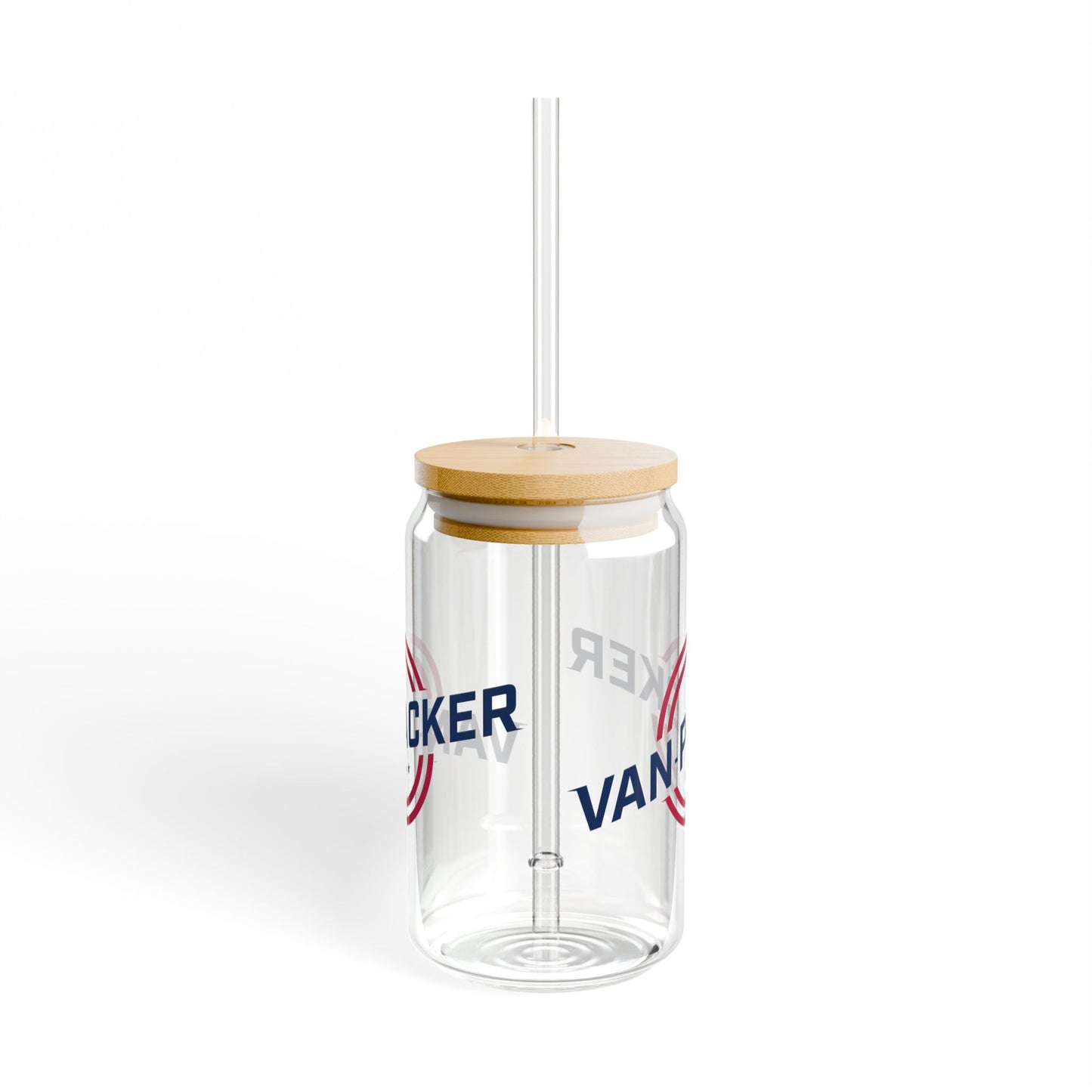 Van-Packer Logo Sipper Glass, 16oz