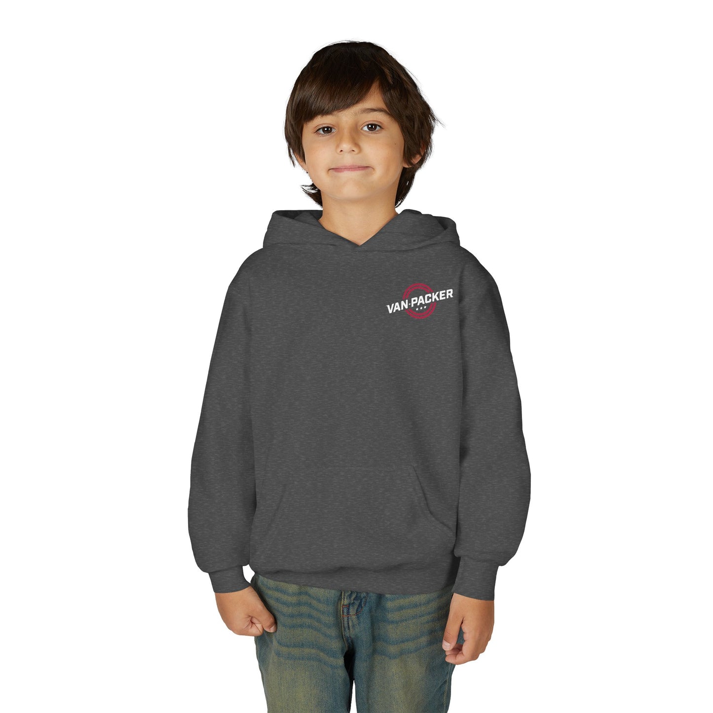 Youth Heavy Blend Hooded Van-Packer Sweatshirt