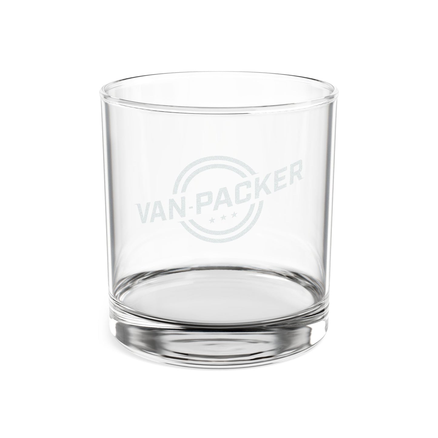 Engraved 10.5 oz Whiskey Glass  Van-Packer Rocks Glass